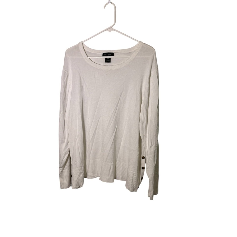 Investments 2X White Sweater‎